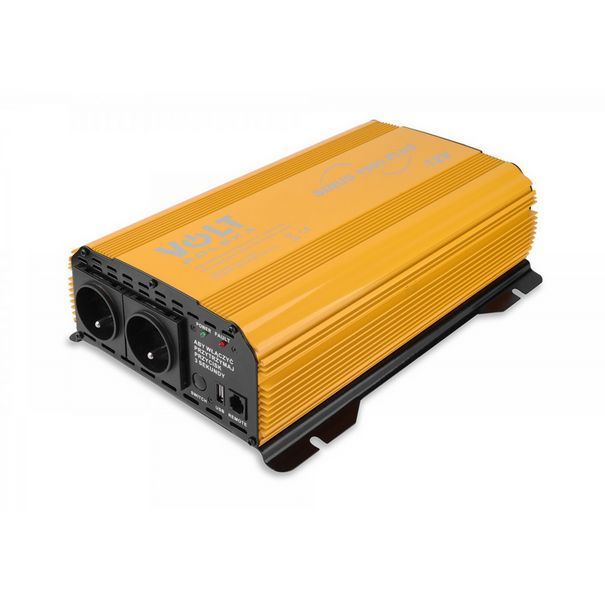 Перетворювач напруги інвертор Volt Polska SINUS PLUS 1500 12/230 V (1000/1500W) + PILOT W2112 фото