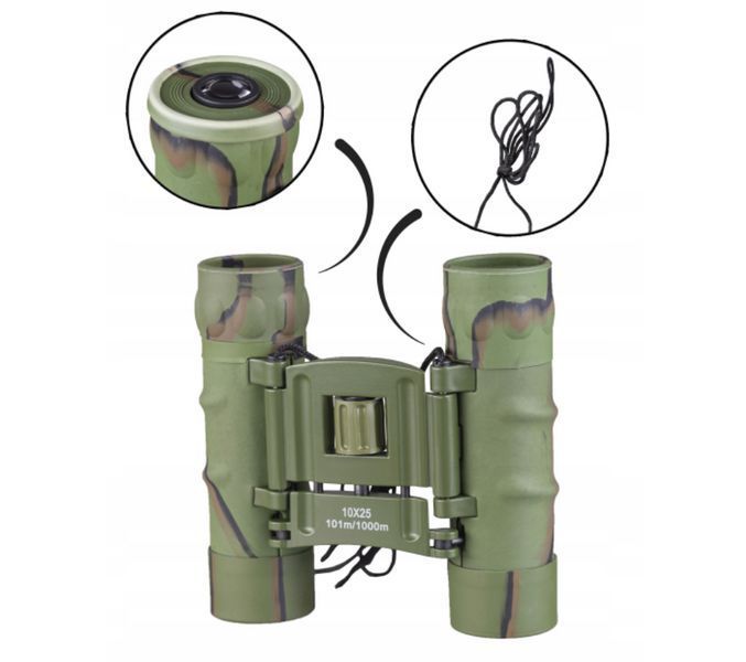 Складной бинокль Mil-Tec GEN II 10x25 Moro 15702120 M125555805 фото
