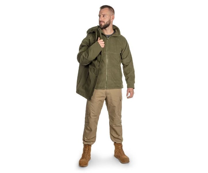 Куртка водонепроницаемая со съемной флисовой подкладкой Mil-Tec ECWCS Wet Weather Gen.II Ranger Green 10616012 P1236810 фото