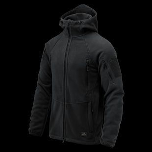 Толстовка двойной флис Helikon-Tex Patriot Mk 2 Hybrid Fleece Black BL-PJ2-FH-01 P1237427 фото