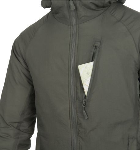 Куртка Helikon-Tex WOLFHOUND Hoodie Jacket - Climashield&reg; Apex 67g - Taiga Green KU-WLH-NL-09 A8598 фото