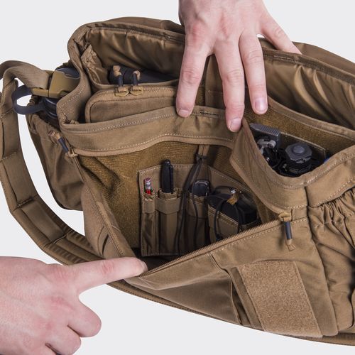 Сумка тактическая через плечо Helikon-Tex Urban Courier Medium Cordura Shadow Grey TB-UCM-CD-35 P123756945 фото