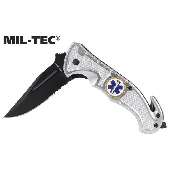 Складной нож, Стеклобой Mil-Tec Rescure Paramedic Silver 15323018 M1255551385 фото