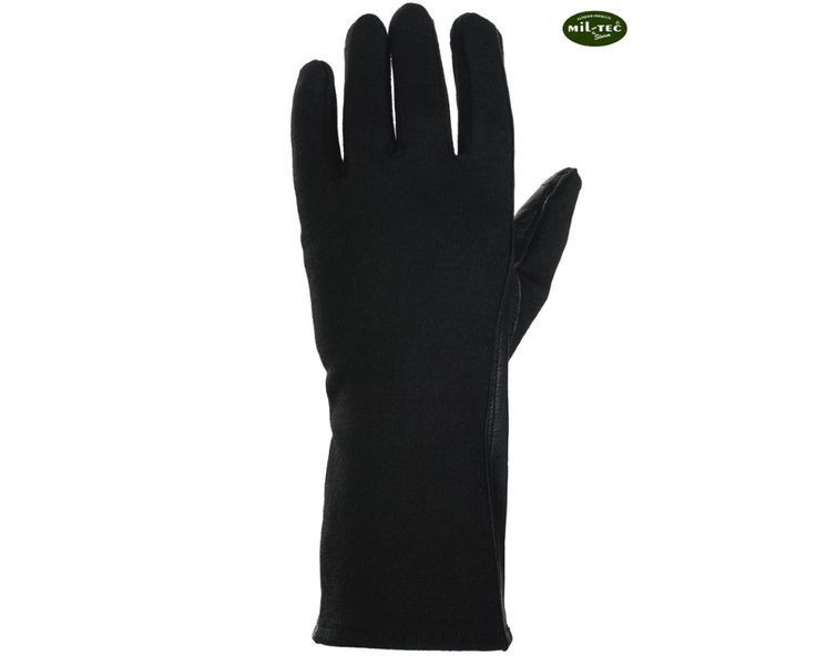 Рукавички Рукавиці outdoor термостійкі Mil-Tec NOMEX Black 12523002 P1236712 фото