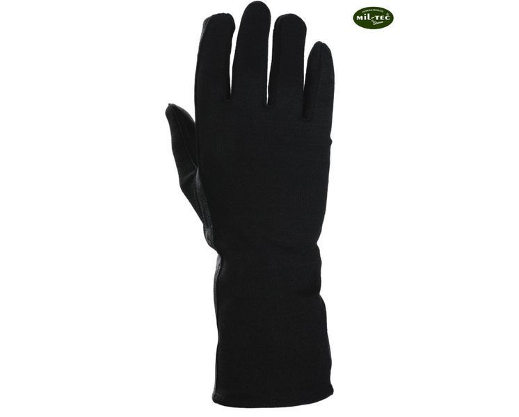 Рукавички Рукавиці outdoor термостійкі Mil-Tec NOMEX Black 12523002 P1236712 фото
