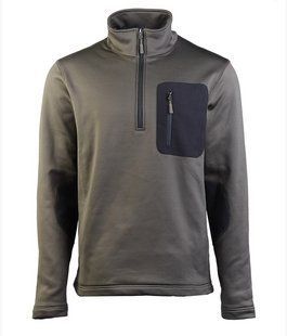 Термофлісовий пуловер Mil-Tec зі змійкою ZIP-PULLOVER оливковий 10817001 A9957 фото