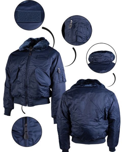 Куртка бомбер Outdoor Mil-Tec SWAT CWU Dark Navy Blue 10405003- P123456 фото
