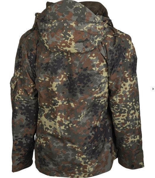 Куртка вітровологозахисна з флісовою підстібкою Mil-Tec Flecktarn 10615021- P1237480 фото