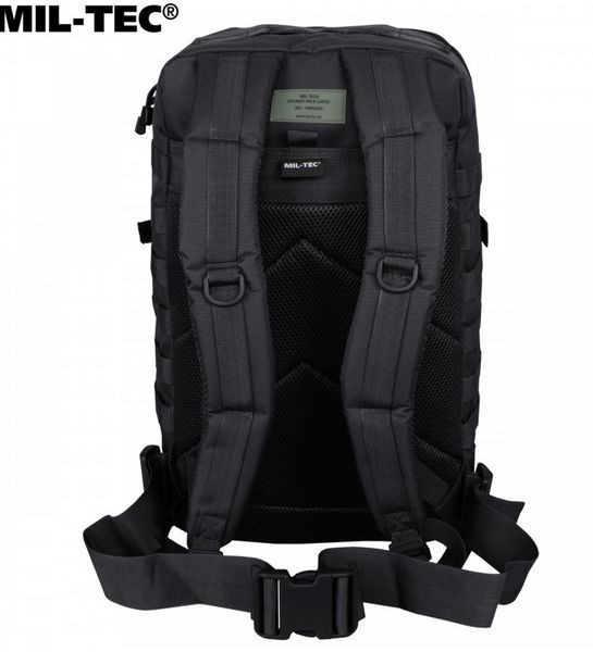 Великий чорнийРюкзак Mil-Tec Assault 36 л 14002202 M12555554 фото