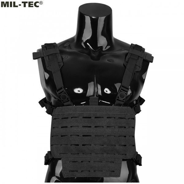Жилет тактический Mil-Tec Chest Rig LaserCut Black 13530402- P1240 фото