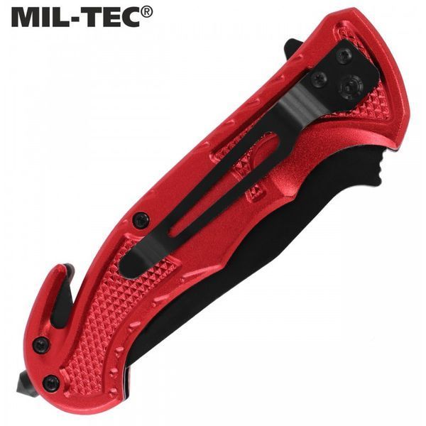 Складаний ніж, Склобій Mil-Tec Rescure Paramedic Red 15323010 M1255551386 фото
