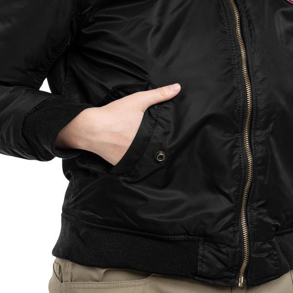 Куртка дитяча Mil-Tec FLIEGERJACKE MA1 KIDS M.ABZ Black 12003502- A9033 фото