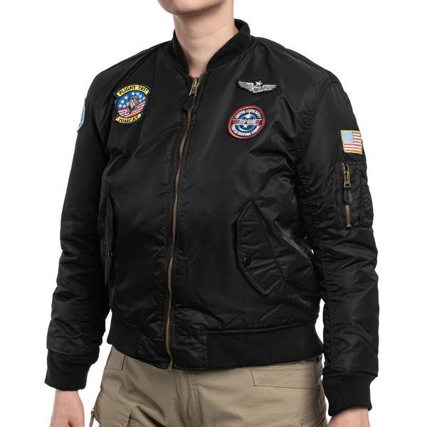 Куртка дитяча Mil-Tec FLIEGERJACKE MA1 KIDS M.ABZ Black 12003502- A9033 фото