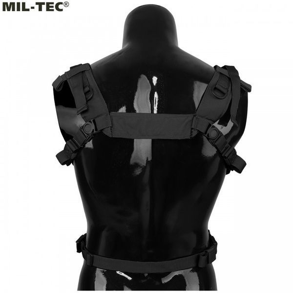 Жилет тактический Mil-Tec Chest Rig LaserCut Black 13530402- P1240 фото