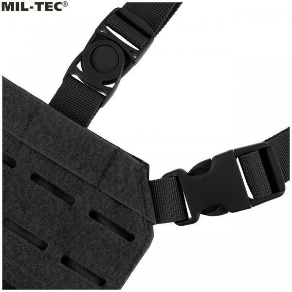 Жилет тактический Mil-Tec Chest Rig LaserCut Black 13530402- P1240 фото