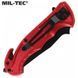 Складаний ніж, Склобій Mil-Tec Rescure Paramedic Red 15323010 M1255551386 фото 4