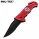 Складаний ніж, Склобій Mil-Tec Rescure Paramedic Red 15323010 M1255551386 фото 5