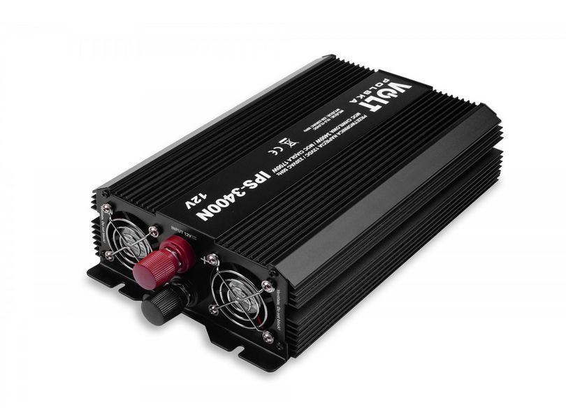 Перетворювач напруги Volt Polska IPS 3400 N 12/230 V (1700/3400W) + USB 3IPSN34012 W2060 фото