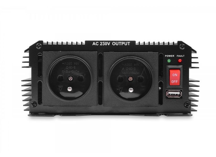 Перетворювач напруги Volt Polska IPS 3400 N 12/230 V (1700/3400W) + USB 3IPSN34012 W2060 фото