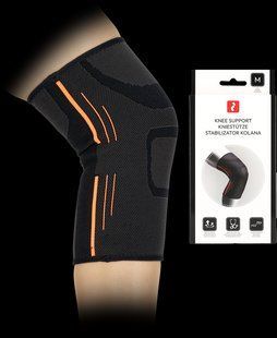 Наколенник эластичный со стабилизацией коленной чашечки REIS REIS-MED SUP-KNEE B черный A9324 фото