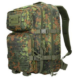 Большой Рюкзак Mil-Tec Assault Laser Cut Large 36 l Flecktarn 14002721 M1255551150 фото