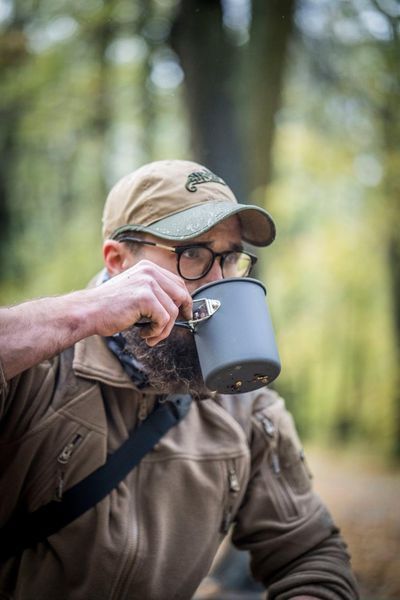 Великий похідний кухоль Helikon-Tex CAMP CUP 850 мл складана ручка, кришка TK-CCP-AL-19 M12255551505 фото