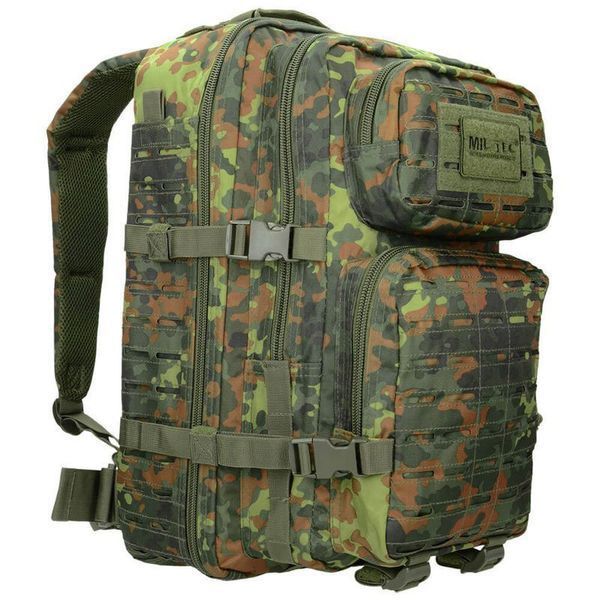Великий Рюкзак Mil-Tec Assault Laser Cut Large 36 l Flecktarn 14002721 M1255551150 фото