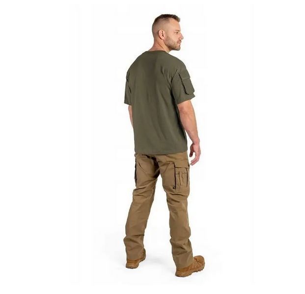 Футболка Mil-Tec з кишенями Olive 11019201 A7971 фото