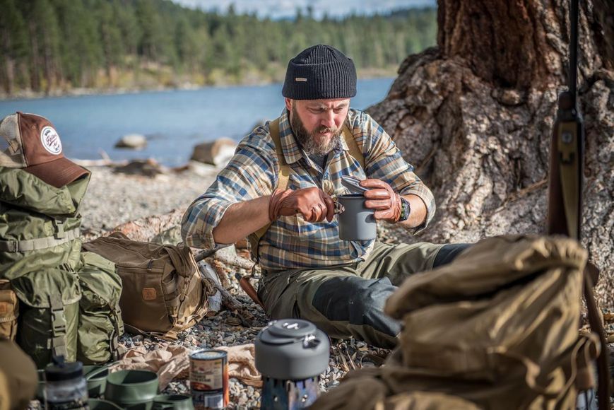Великий похідний кухоль Helikon-Tex CAMP CUP 850 мл складана ручка, кришка TK-CCP-AL-19 M12255551505 фото