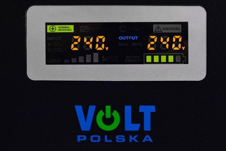 Джерело безперебійного живлення Volt Polska SINUS UPS 800 + AKU 55AH (500/800W) 3SR800WA55 W2039 фото