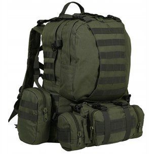 Рюкзак Mil-Tec DEFENSE PACK ASSEMBLY 44 L &mdash; Olive 14045001 M125555901 фото