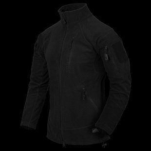Толстовка флісова Helikon-Tex ALPHA TACTICAL GRID FLEECE Black BL-ALT-FG-01 M1255551057 фото