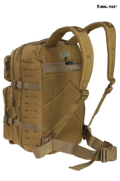 Большой Рюкзак Mil-Tec ASSAULT LASER CUT 36 L Coyote 14002705 M125555812 фото