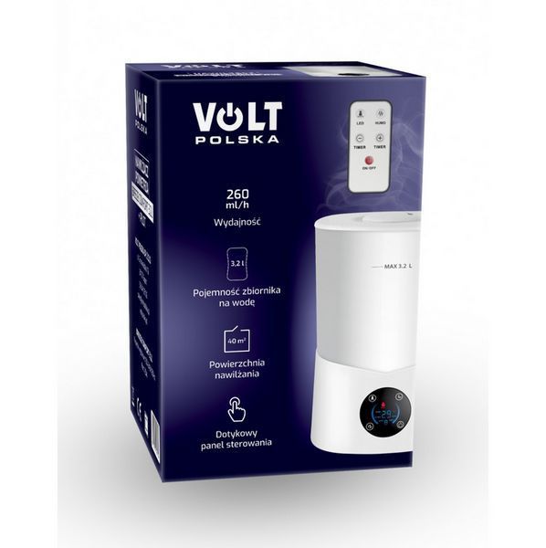 Зволожувач повітря Volt Polska MIST COMFORT 3,2L + пульт W2228 фото