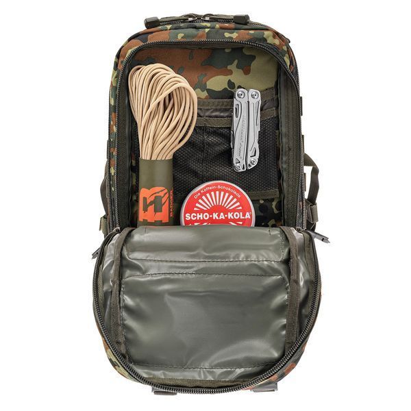 Большой Рюкзак Mil-Tec Small Assault Pack 20 l Flecktarn 14002021 M1255551152 фото