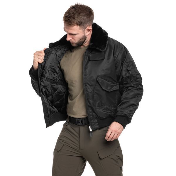 Куртка-бомбер outdoor Mil-Tec SWAT CWU Black 10405002- S P1237458 фото