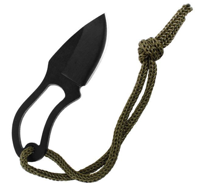 Ніж шийник із чохлом і ланцюжком Mil-Tec Neck Knife 15398100 P123548 фото
