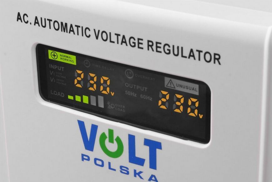 Стабілізатор напруги Volt Polska AVR 3000VA 8-11% 5AVR3000SE W2040 фото