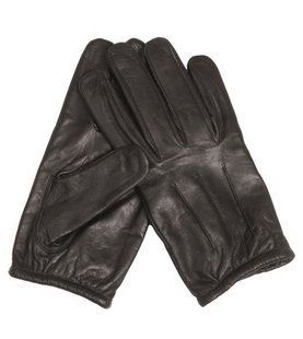 Перчатки кожаные Mil-Tec Aramid PATROL Kevlar черные 12503002- P1728 фото