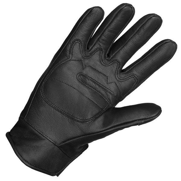 Рукавички Рукавиці outdoor повнопалі шкіряні Mil-Tec GEN.III Black з кісточками 12504102- M125555631 фото