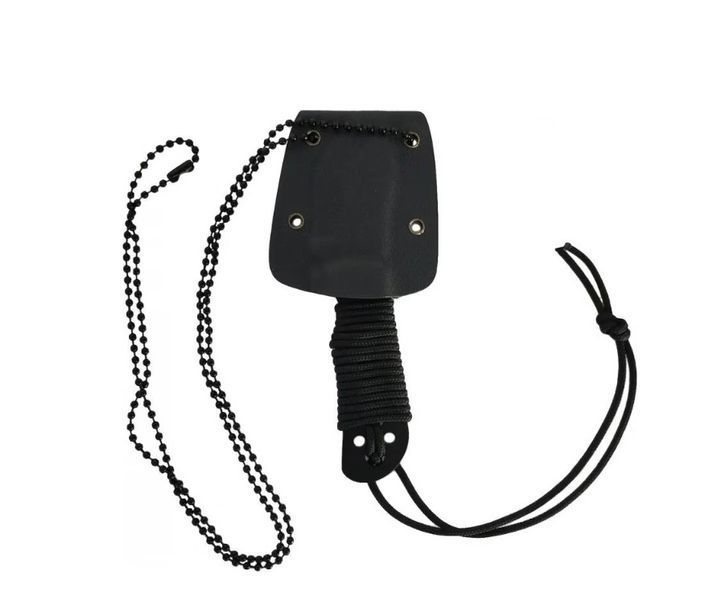 Нож шейник шейный нож с чехлом и цепочкой Mil-Tec Neck Knife With Chain 15398300 P123549 фото