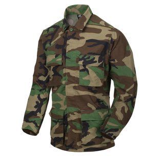 Куртка-кабель Helikon-Tex BDU &mdash; POLYCOTTON RIPSTOP US Woodland BL-BDU-PR-03 M125555980 фото