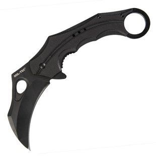 Нож складной Mil-Tec G10 Karambit Черный 15301402 M658 фото