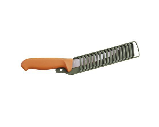 Ніж для оброблення м'яса Morakniv Hunting Curved Boning (S) &mdash; Olive Green / Burnt Orange 14231 A8200 фото