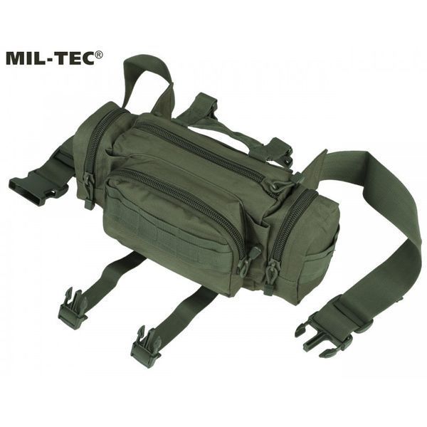 Сумка Mil-Tec Fanny Pack Olive 13510001 M1255551538 фото