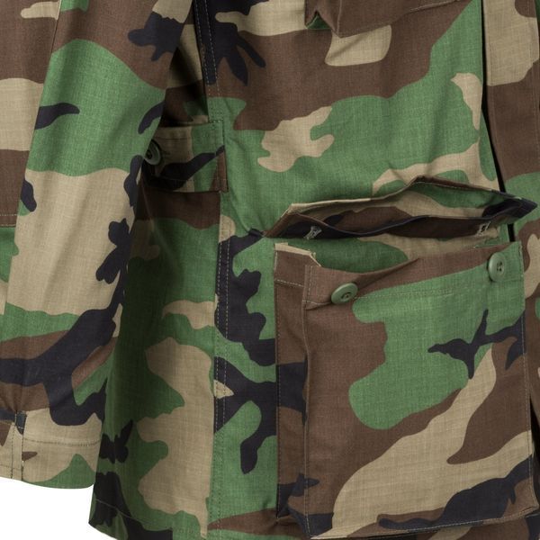 Куртка-кабель Helikon-Tex BDU &mdash; POLYCOTTON RIPSTOP US Woodland BL-BDU-PR-03 M125555980 фото