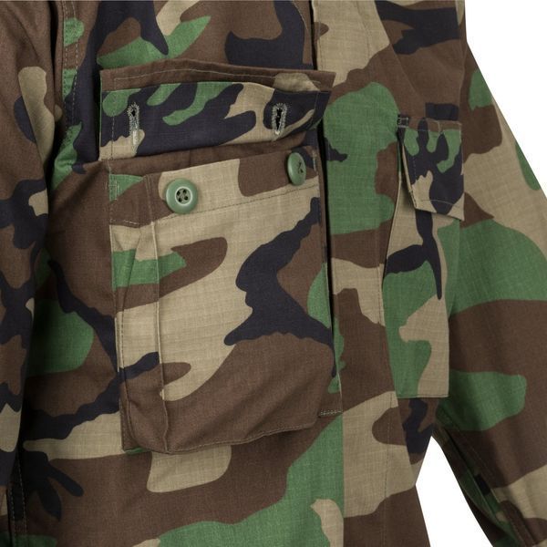 Куртка-кабель Helikon-Tex BDU &mdash; POLYCOTTON RIPSTOP US Woodland BL-BDU-PR-03 M125555980 фото