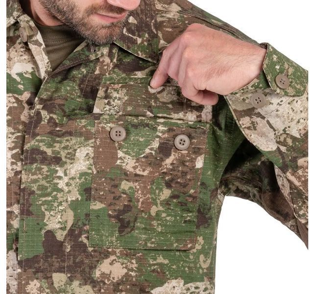 Кітель 100% бавовна толстовка військовий Mil-Tec Teesar BDU Rip-Stop Phantomleaf WASP I Z2 11843566- P123443 фото