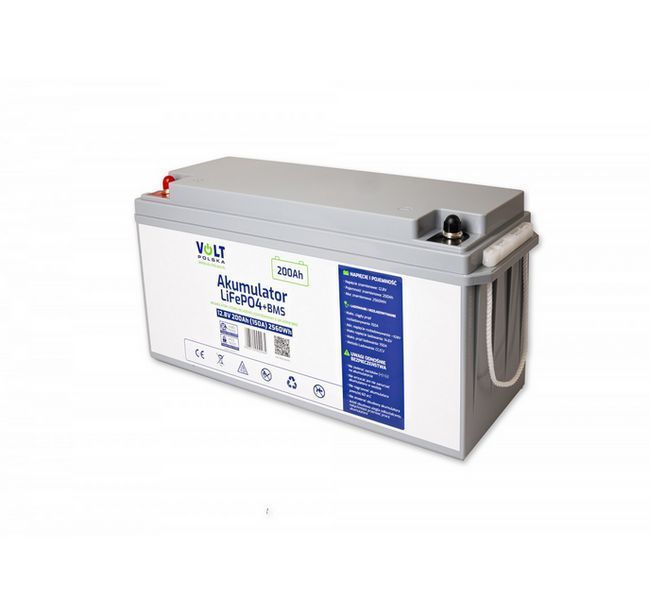 Акумулятор Volt Polska LiFePO4 12,8 V 200 Ah (150 A) + BMS W2266 фото
