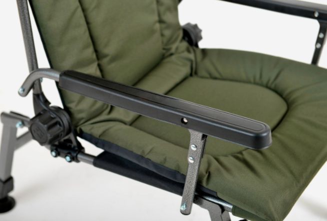 Крісло коропове з підлокітниками та регульованою спинкою Elektrostatyk F5R M11668 фото